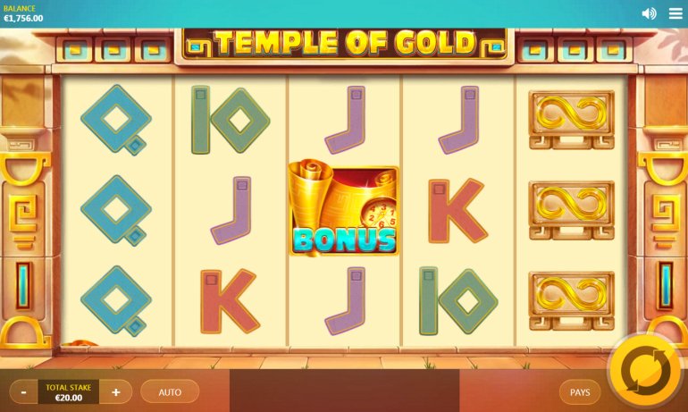 Slot machine Temple of God